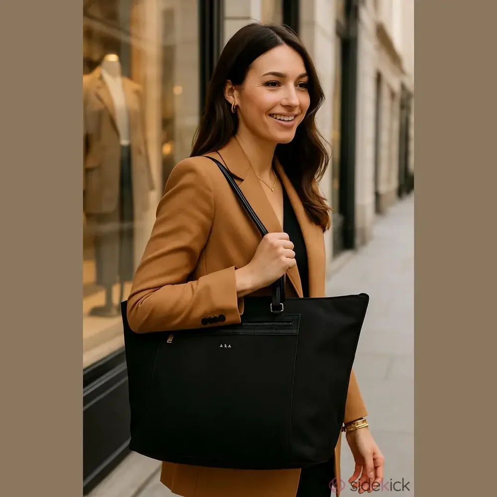 Lauren Ralph Lauren  Tote Bag  Nylon Medium Keaton Black